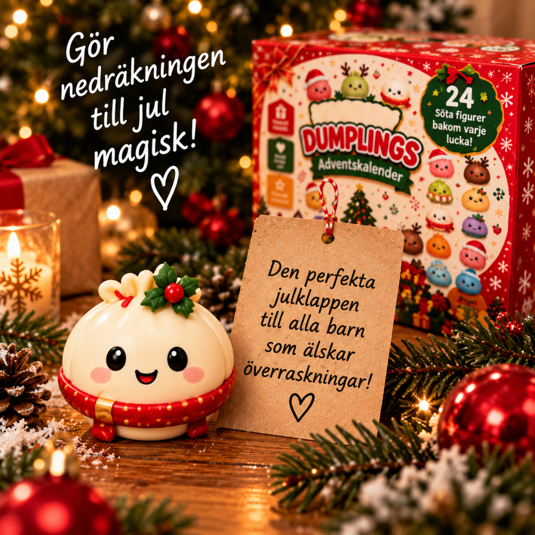 Dumplings Adventskalender – 24 dagar av överraskningar 🎄