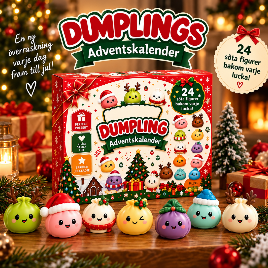 Dumplings Adventskalender – 24 dagar av överraskningar 🎄