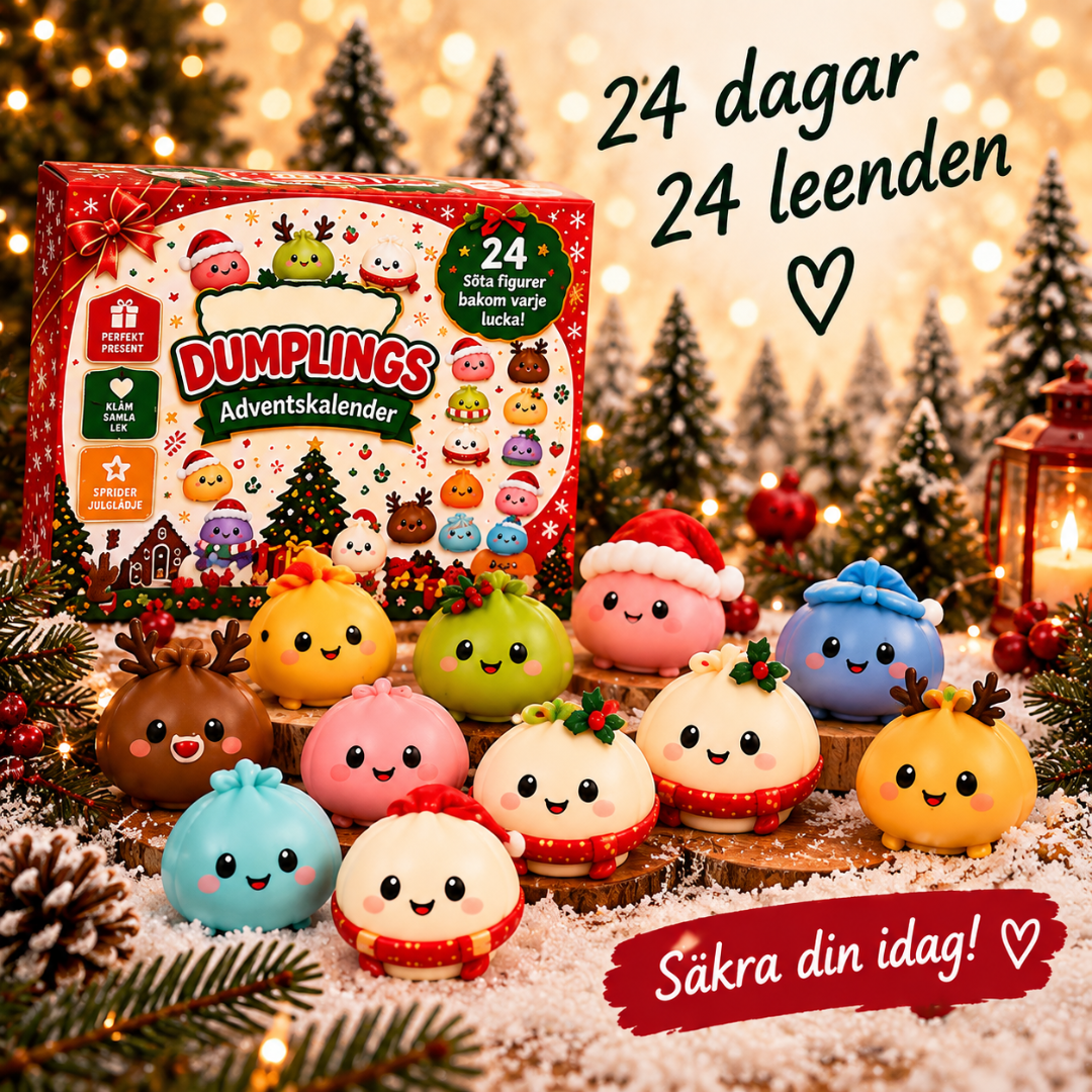 Dumplings Adventskalender – 24 dagar av överraskningar 🎄