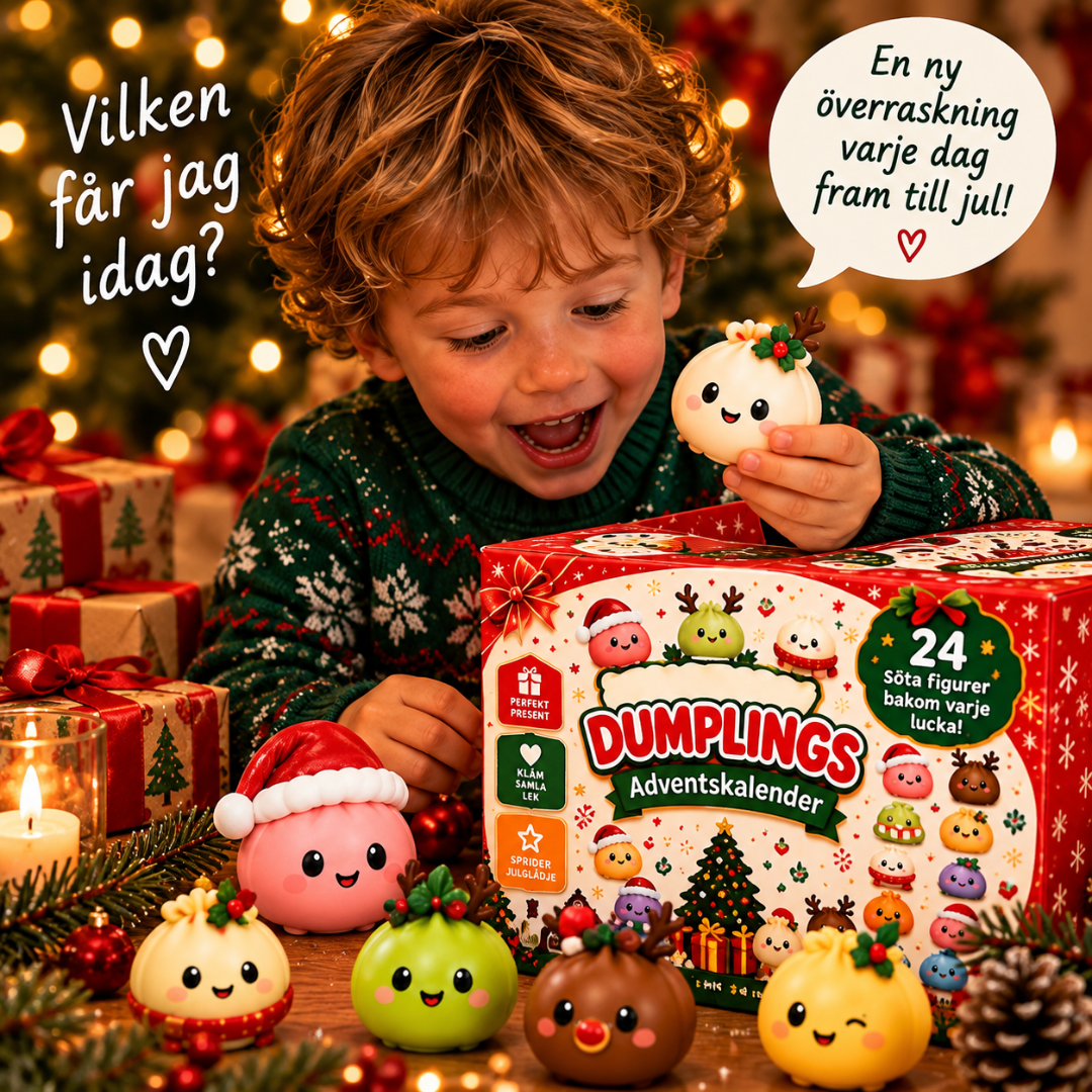 Dumplings Adventskalender – 24 dagar av överraskningar 🎄