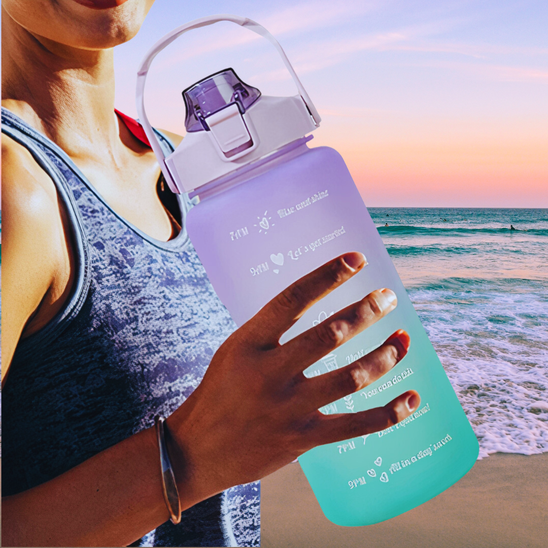 Aqua Boost - 2 liters vattenflaska