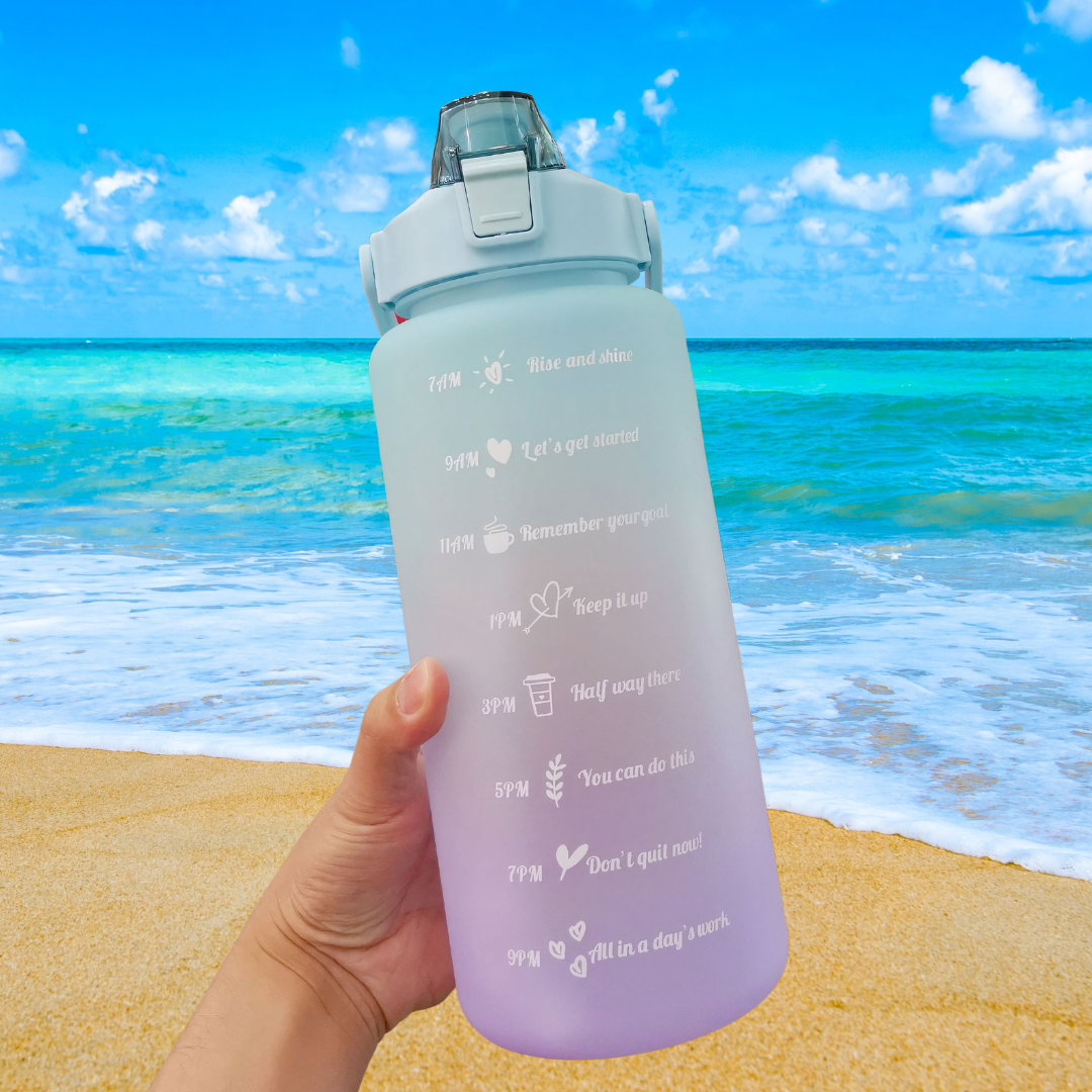 Aqua Boost - 2 liters vattenflaska